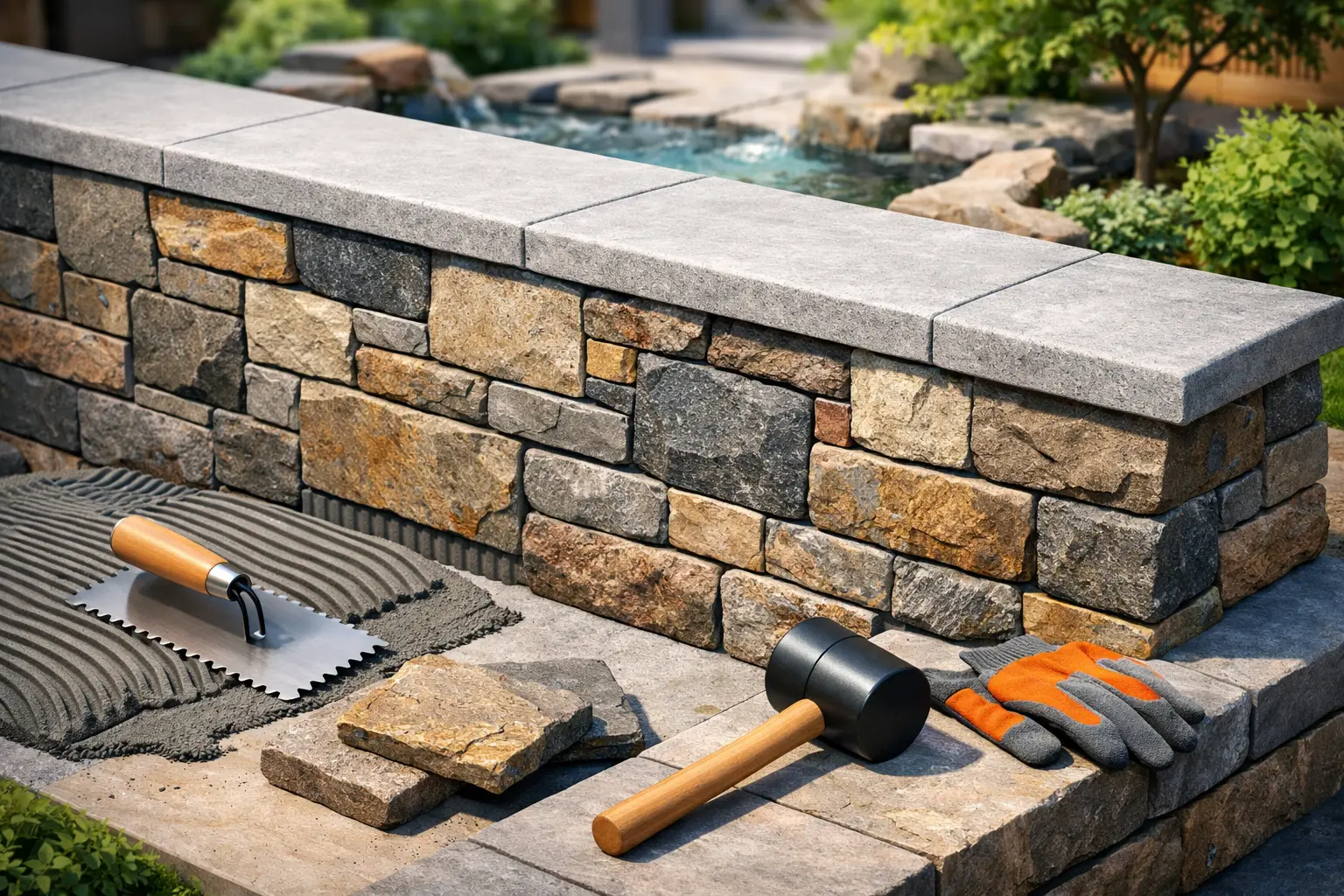 Rock Wall Tiling That Looks Built to Last