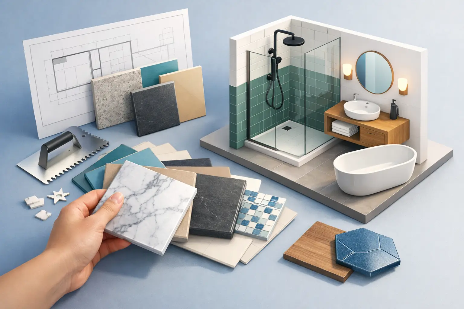How to Choose Bathroom Tiles Properly