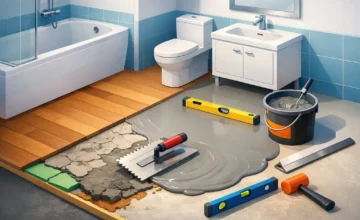 How to Level Bathroom Floor Properly