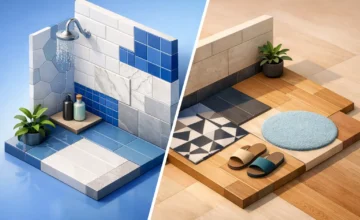 Wall Tiles vs Floor Tiles: Key Differences