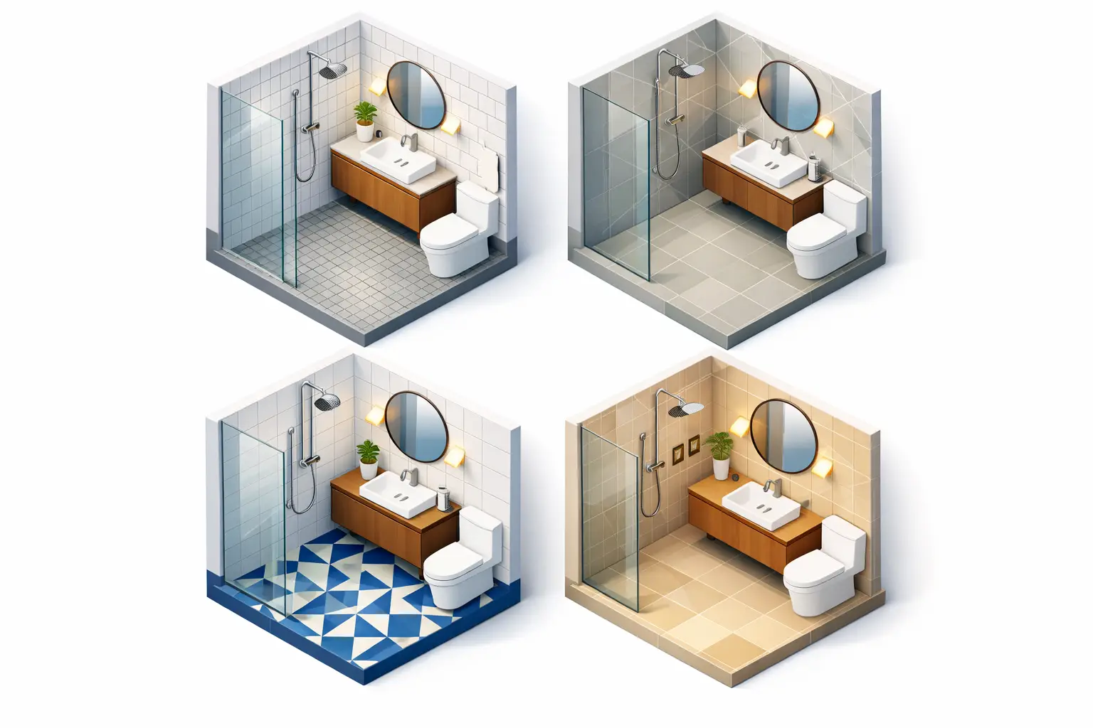 Best Tile Layout for Small Bathrooms