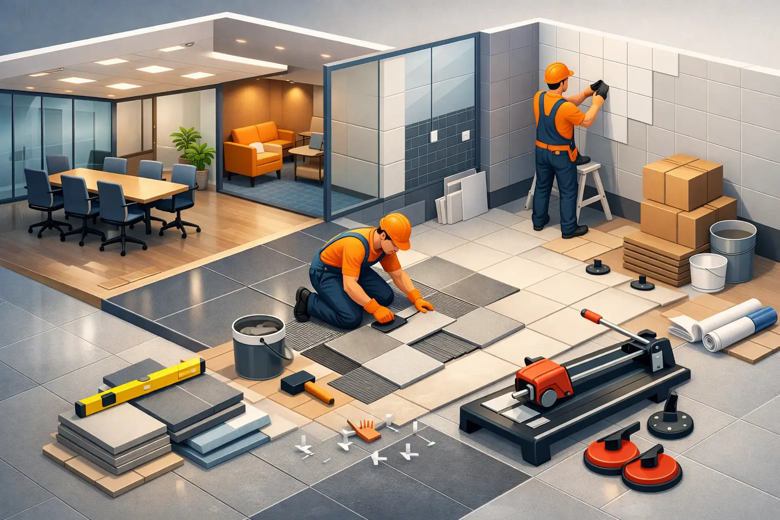 Commercial Tiling Project Guide for Fit-Outs