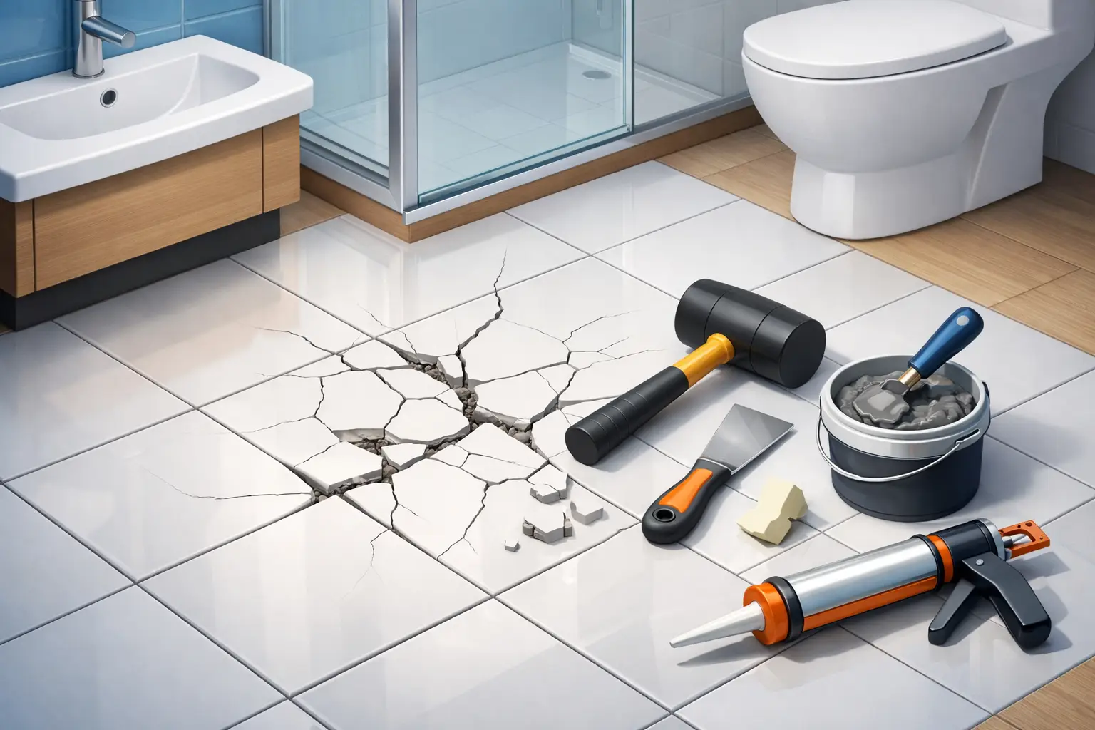 Why Are Bathroom Tiles Cracking? Causes and Fixes
